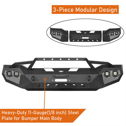 Front Bumper / Rear Bumper / Roof Rack for 2007-2013 Toyota Tundra Crewmax - u-Box Offroad  BXG.5200+5206+5202 17