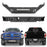 Dodge Ram Front & Rear Bumper for 2013-2018 Dodge Ram 1500 u-Box BXG.6000+BXG.6002 1