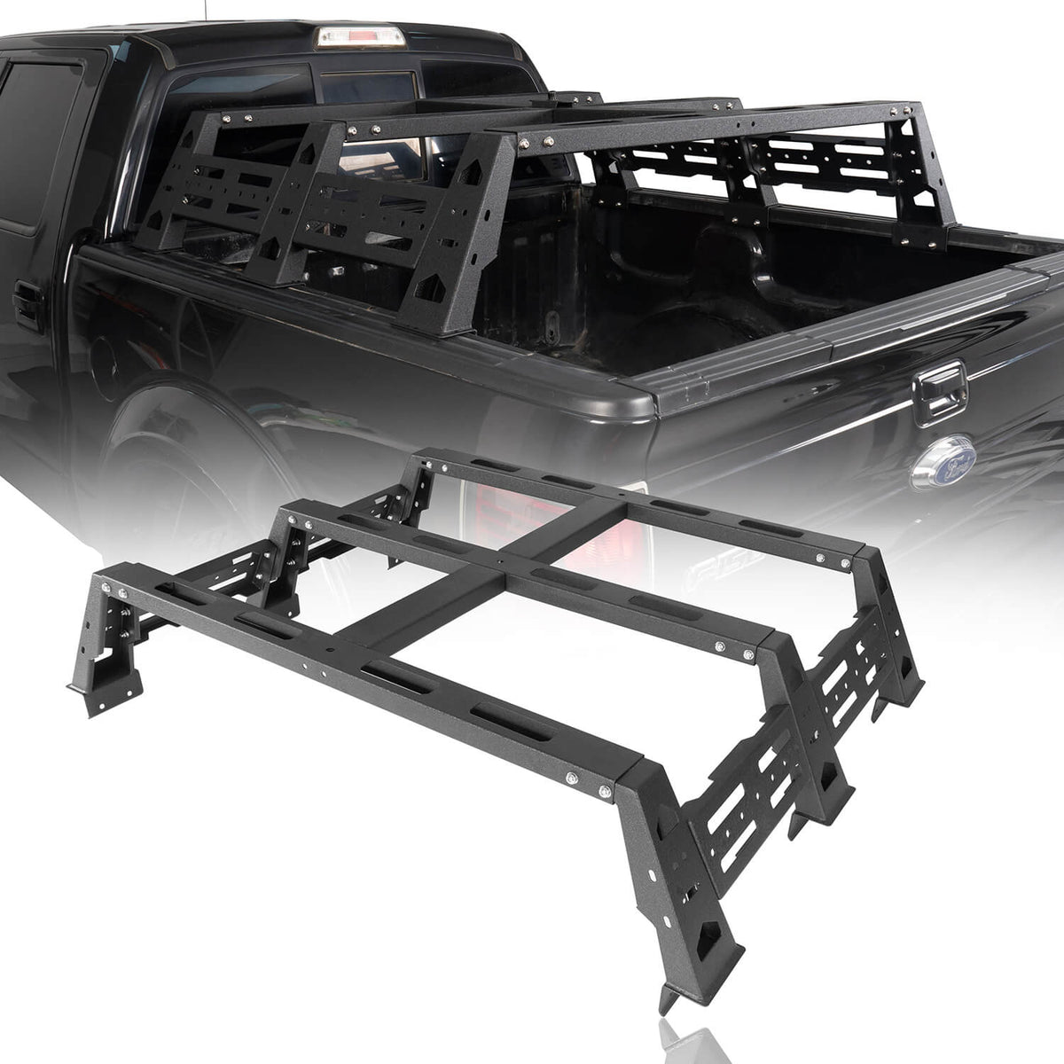 Ford F-150 Bed Rack 12.9 inch High for 2009-2014 Ford F-150 & Raptor ...