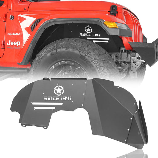 Front Inner Fender Liners Steel(20-24 Gladiator JT Excluding Mojave Edition) - u-Box