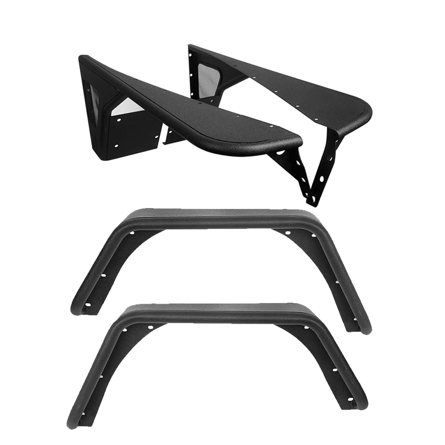 Jeep TJ Fender Flares for Jeep Wrangler TJ 19972006 uBox Offroad