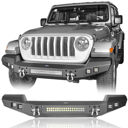 Full Width Climber Front Bumper(20-24 Jeep Gladiator JT) - u-Box