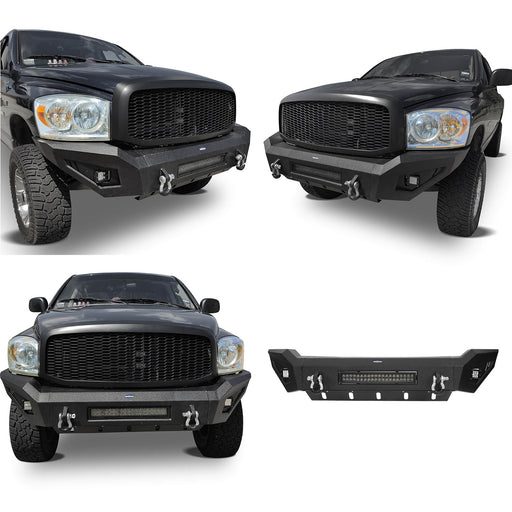 Full Width Front Bumper & Rear Bumper(06-08 Ram 1500) - HR - u-Box