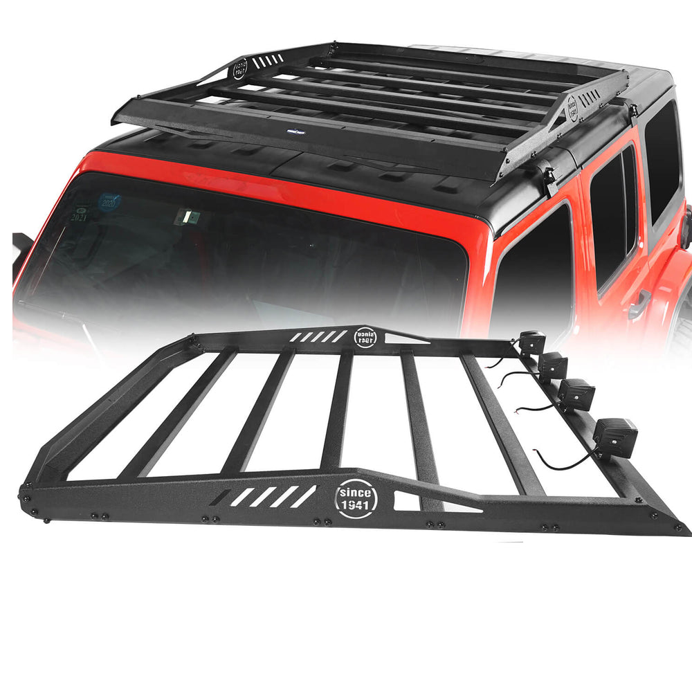 Hardtop Roof Rack Cargo Carrier Basket(20-24 Jeep Gladiator JT) - u-Box