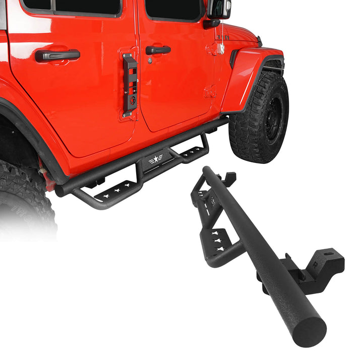 Jeep JL Side Steps Running Boards Nerf Bars for 2018-2024 Jeep