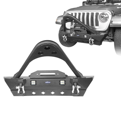 Stubby Stinger Front Bumper w/Winch Plate(20-24 Jeep Gladiator JT) - u-Box