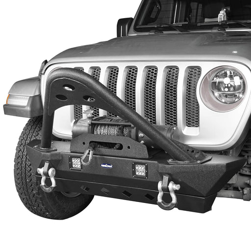 Stubby Stinger Front Bumper w/Winch Plate(20-24 Jeep Gladiator JT) - u-Box