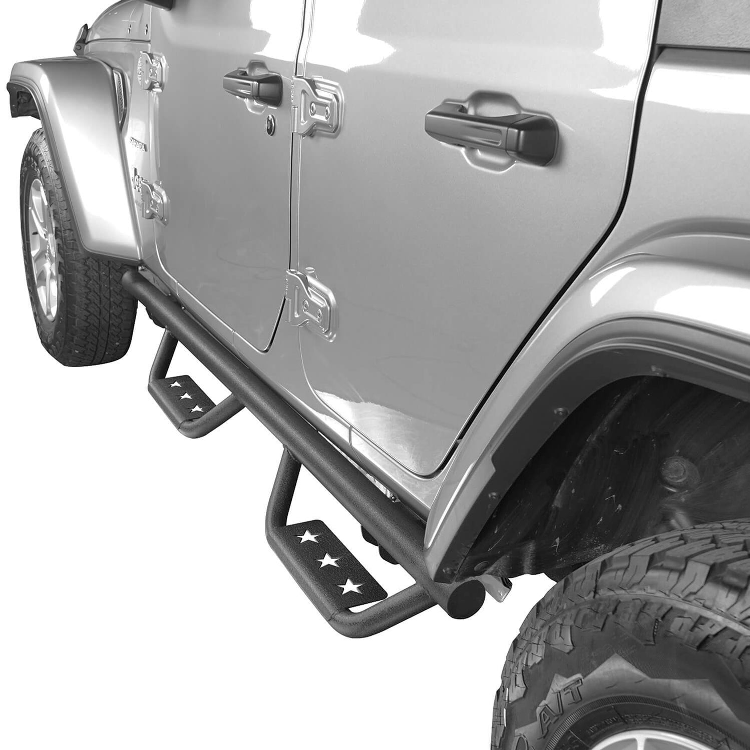 Jeep JL Side Steps Running Boards Nerf Bars for 2018-2024 Jeep Wrangler ...