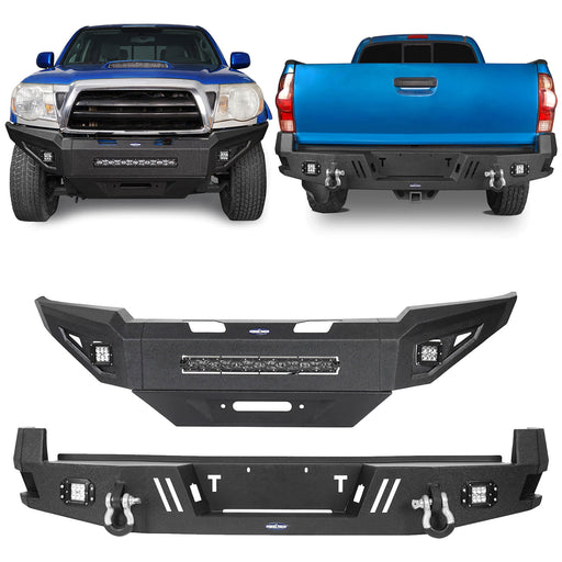 Toyota Tacoma Front & Rear Bumper for 2005-2011 Toyota Tacoma - u-Box Offroad b40194022-1